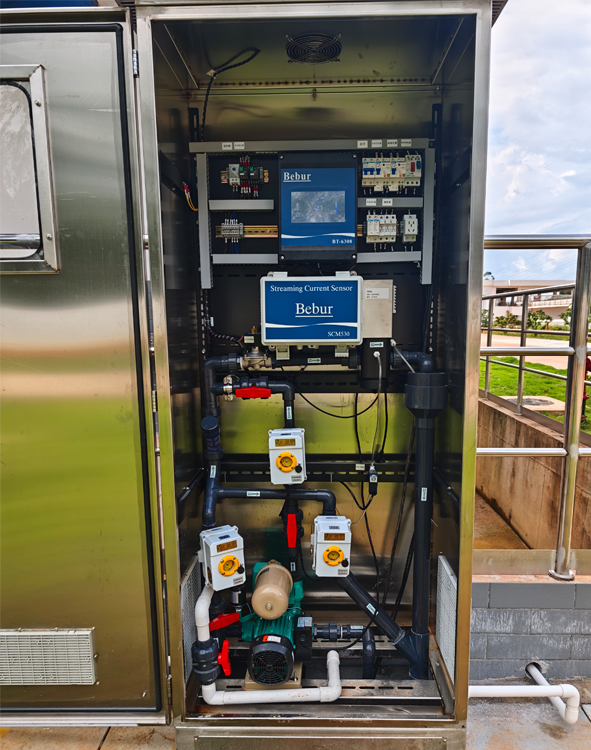 SCM530流動電流儀在廣西玉林某自來水廠中的應用